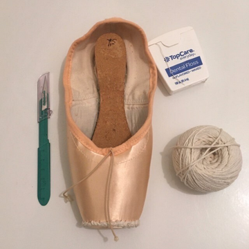 How Heather Brustolon of Alabama Ballet Preps Her Pointe Shoes
